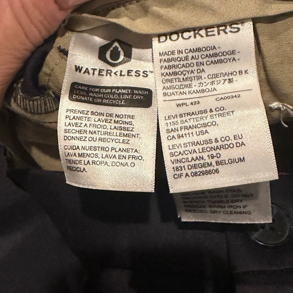 Dockers Men's Dark Navy Chinos